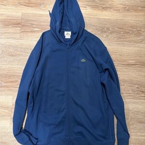 Lacoste Navy Full-Zip Hoodie